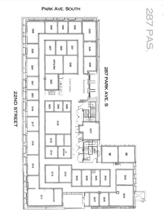 287 Park Ave S, New York, NY for rent Floor Plan- Image 1 of 1