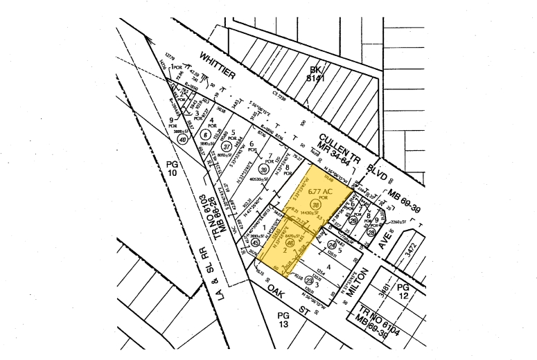 12724 Whittier Blvd, Whittier, CA for sale - Plat Map - Image 1 of 1