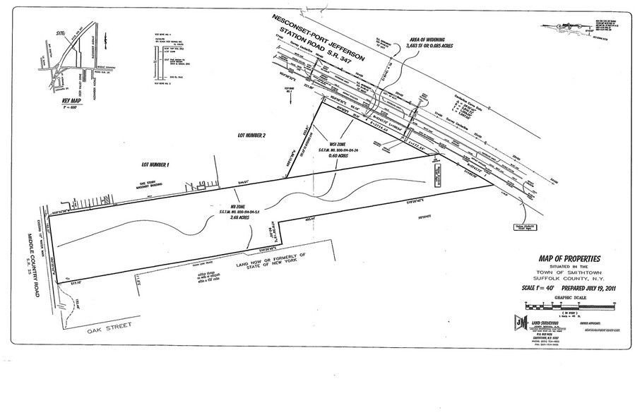 Route 347 & Middle Country Road, Saint James, NY for sale - Site Plan - Image 1 of 1