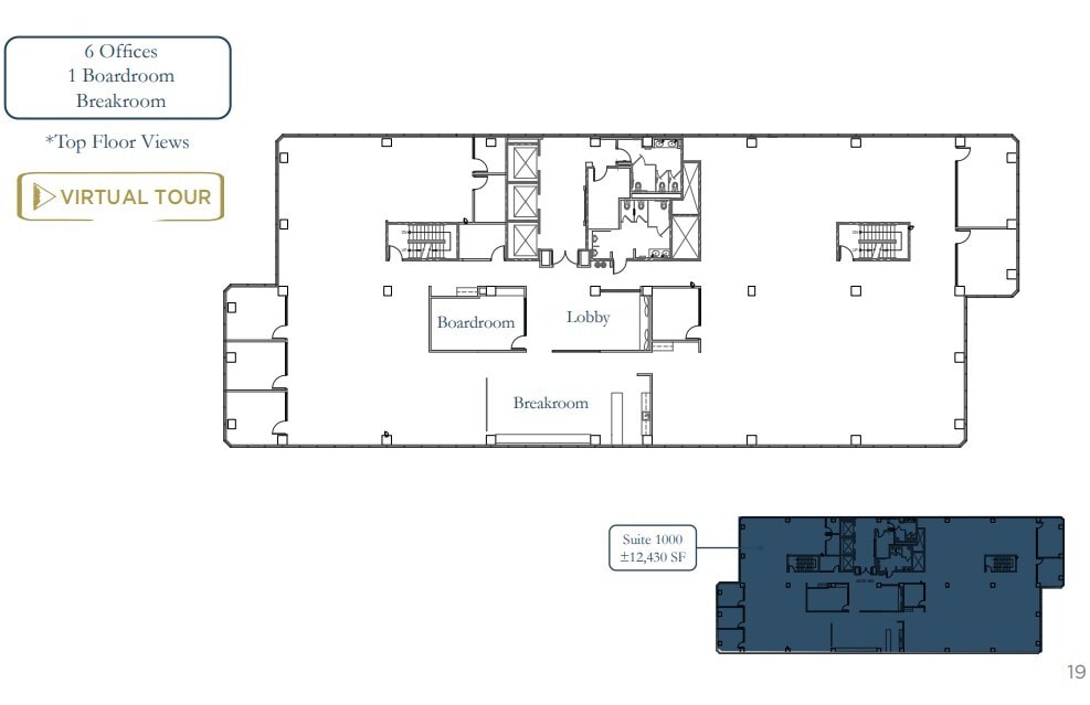 1 Almaden Blvd, San Jose, CA to rent Floor Plan- Image 1 of 1