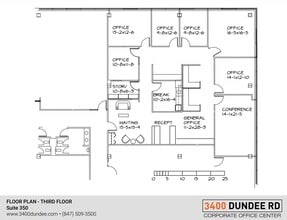 3400 Dundee Rd, Northbrook, IL for rent Floor Plan- Image 1 of 2