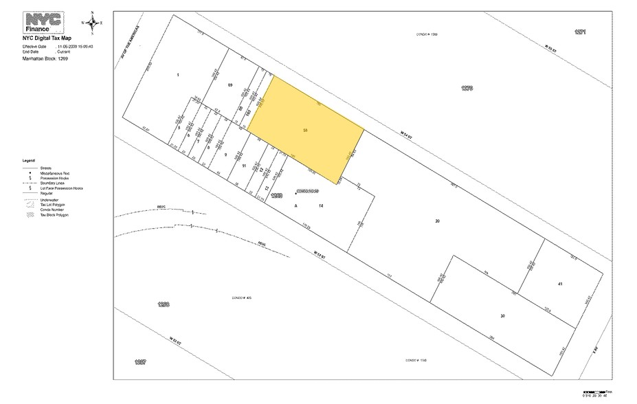 26-42 W 54th St, New York, NY for rent - Plat Map - Image 2 of 8