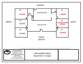 1806 Harbor Dr, Rockport, TX for rent Floor Plan- Image 1 of 1