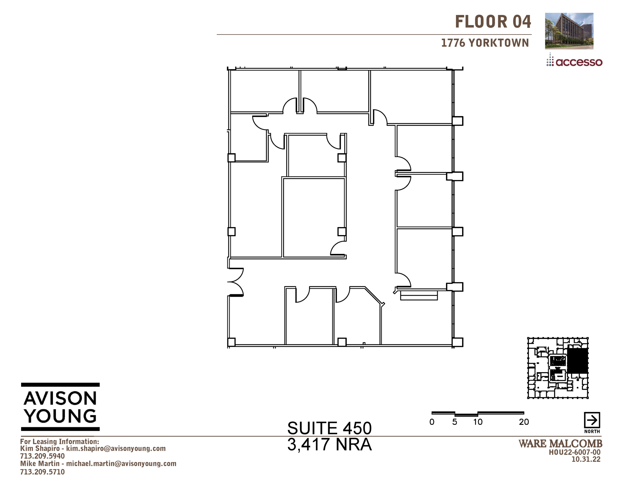 1776 Yorktown St, Houston, TX to rent Floor Plan- Image 1 of 1