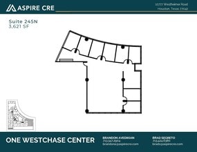 10777 Westheimer Rd, Houston, TX to rent Floor Plan- Image 1 of 1