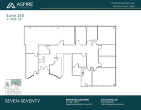 770 S Post Oak Ln, Houston, TX for rent Floor Plan- Image 1 of 2