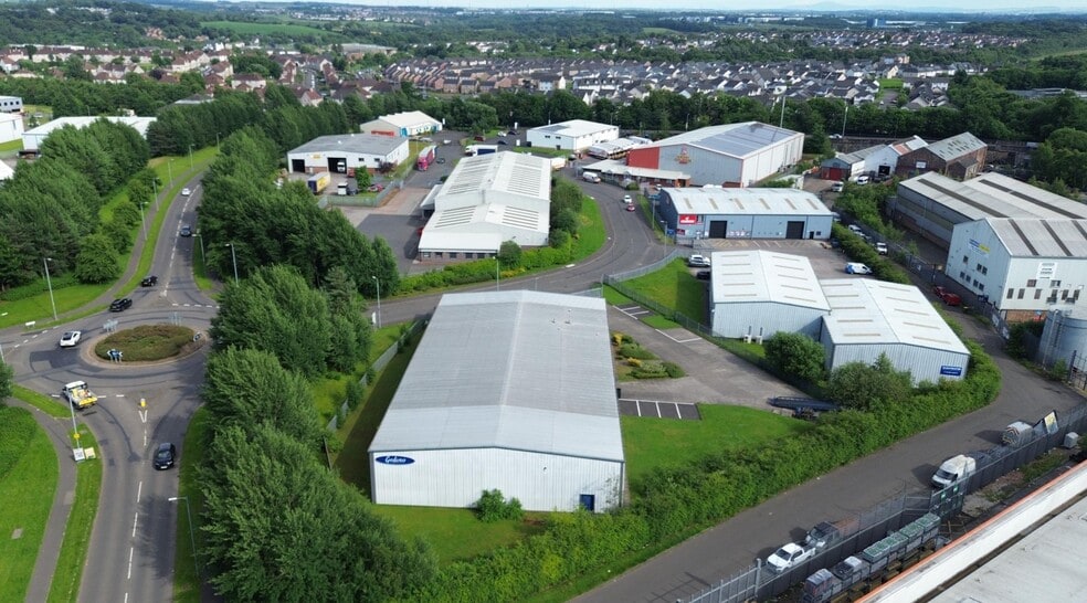 2 South Caldeen Rd, Coatbridge for sale - Aerial - Image 2 of 4