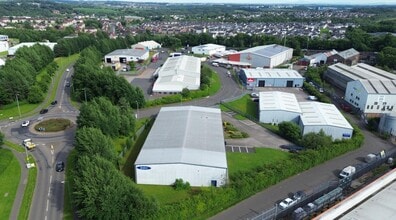 2 South Caldeen Rd, Coatbridge, NLK - Aerial map view
