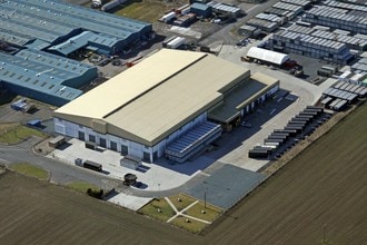 Merlin Way, Bridlington, NHS - AERIAL  map view