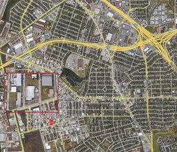 6505 Dixie Dr, Houston, TX - aerial  map view