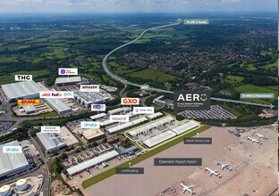 Avro Way, Manchester, GTM - Aerial map view