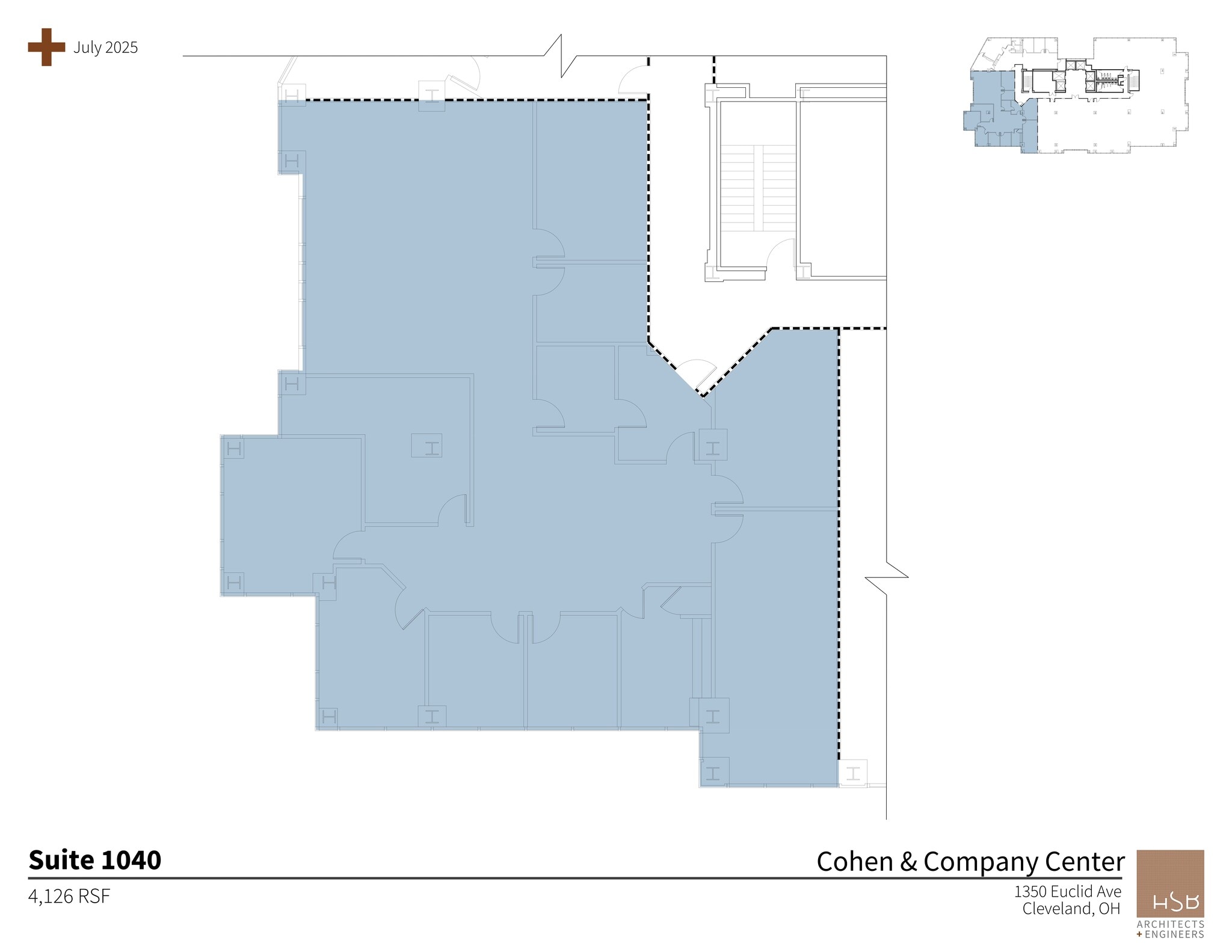 1350 Euclid Ave, Cleveland, OH to rent Site Plan- Image 1 of 1