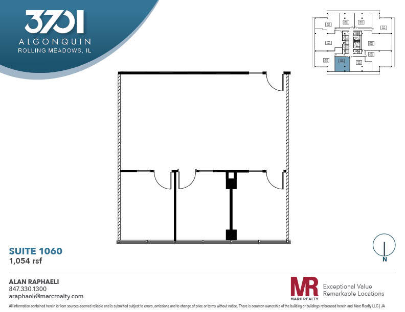 3701 Algonquin Rd, Rolling Meadows, IL for rent Floor Plan- Image 1 of 1