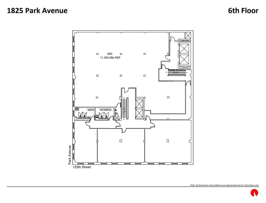 1825 Park Ave, New York, NY to rent Floor Plan- Image 1 of 3