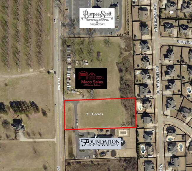2920 Hwy 41 N, Warner Robins, GA for sale Aerial- Image 1 of 2