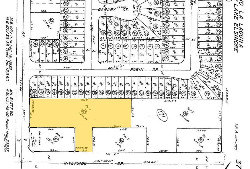 31733-31739 Riverside Dr, Lake Elsinore, CA for rent - Plat Map - Image 2 of 11