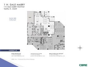 1 North Dale Mabry Hwy, Tampa, FL for rent Floor Plan- Image 2 of 4