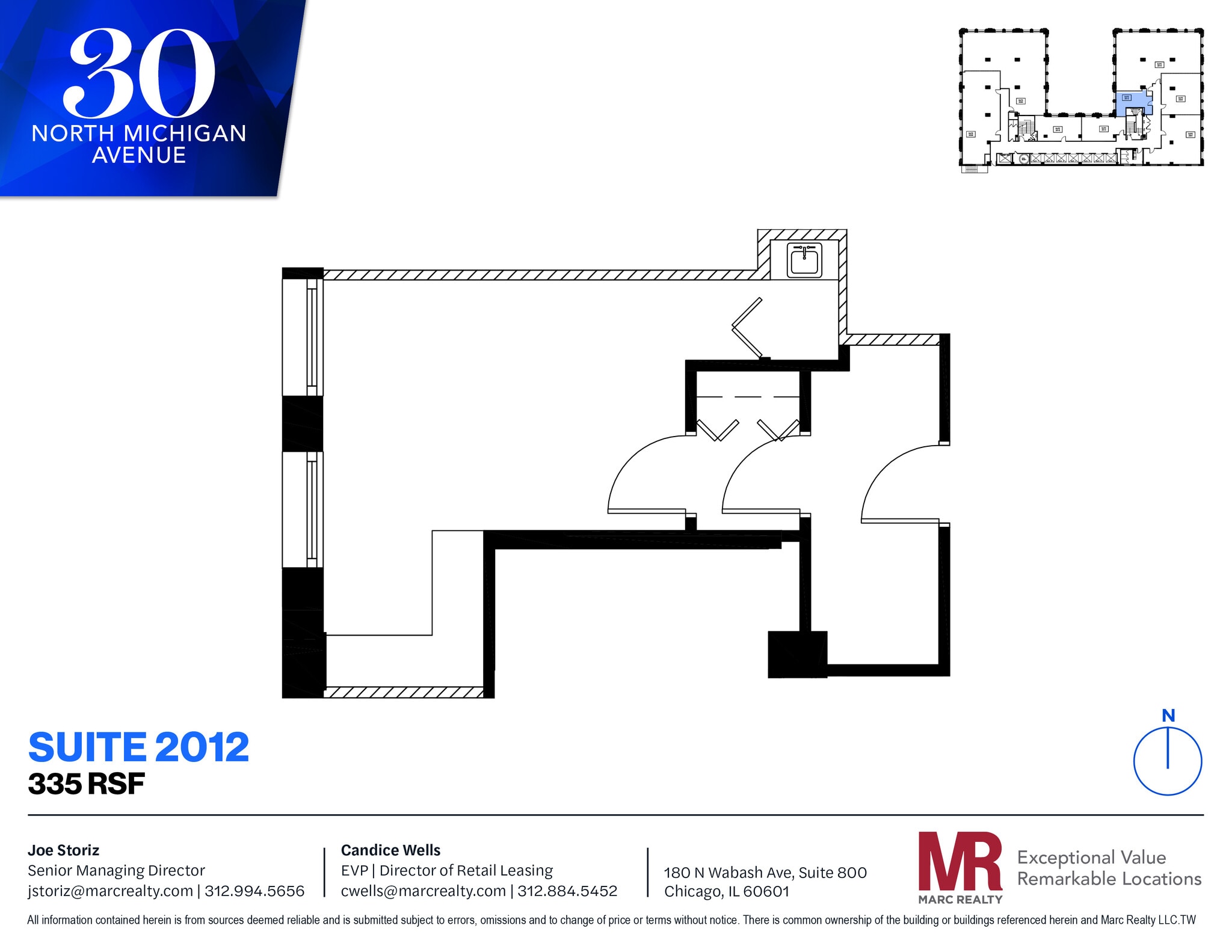 30 N Michigan Ave, Chicago, IL to rent Floor Plan- Image 1 of 5