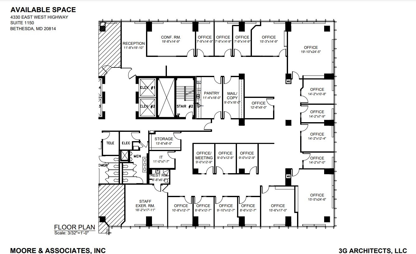 4340 East-West Hwy, Bethesda, MD to rent Floor Plan- Image 1 of 1