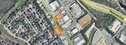 10800-10812 Hillpoint Dr, San Antonio, TX - AERIAL  map view