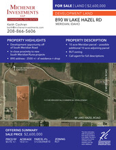 890 W Lake Hazel Rd, Meridian, ID for sale Building Photo- Image 1 of 2