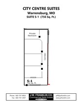 123 E Gay St, Warrensburg, MO for rent Site Plan- Image 1 of 1