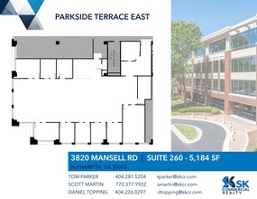 3780 Mansell Rd, Alpharetta, GA for rent Site Plan- Image 1 of 1