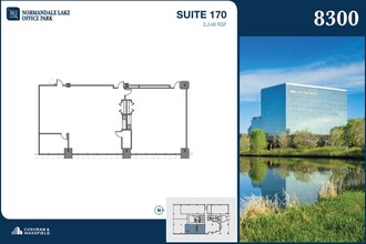 8000-8500 Normandale Lake Blvd, Bloomington, MN for rent Floor Plan- Image 2 of 2