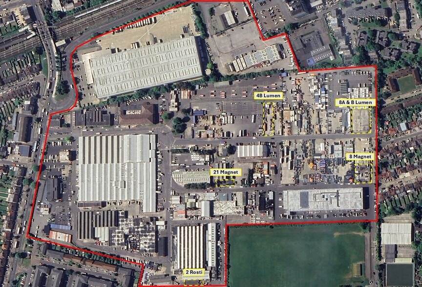 Land in East Lane, Wembley to rent - Aerial - Image 2 of 2