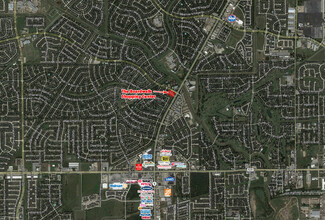 15703 Longenbaugh Dr, Houston, TX - aerial  map view