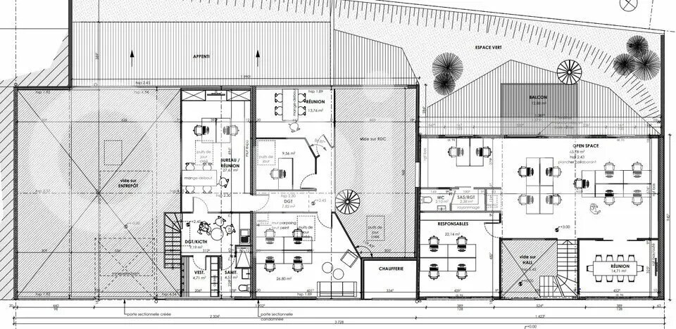 Office in Périgny to rent Floor Plan- Image 1 of 3