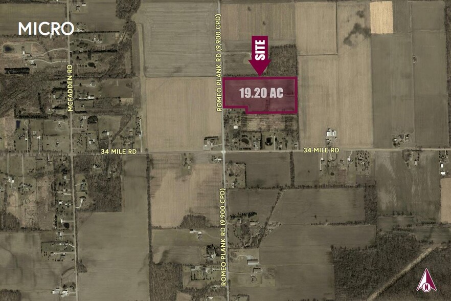 34 Mile Rd & Romeo Plank Rd, Armada, MI for sale - Primary Photo - Image 1 of 1