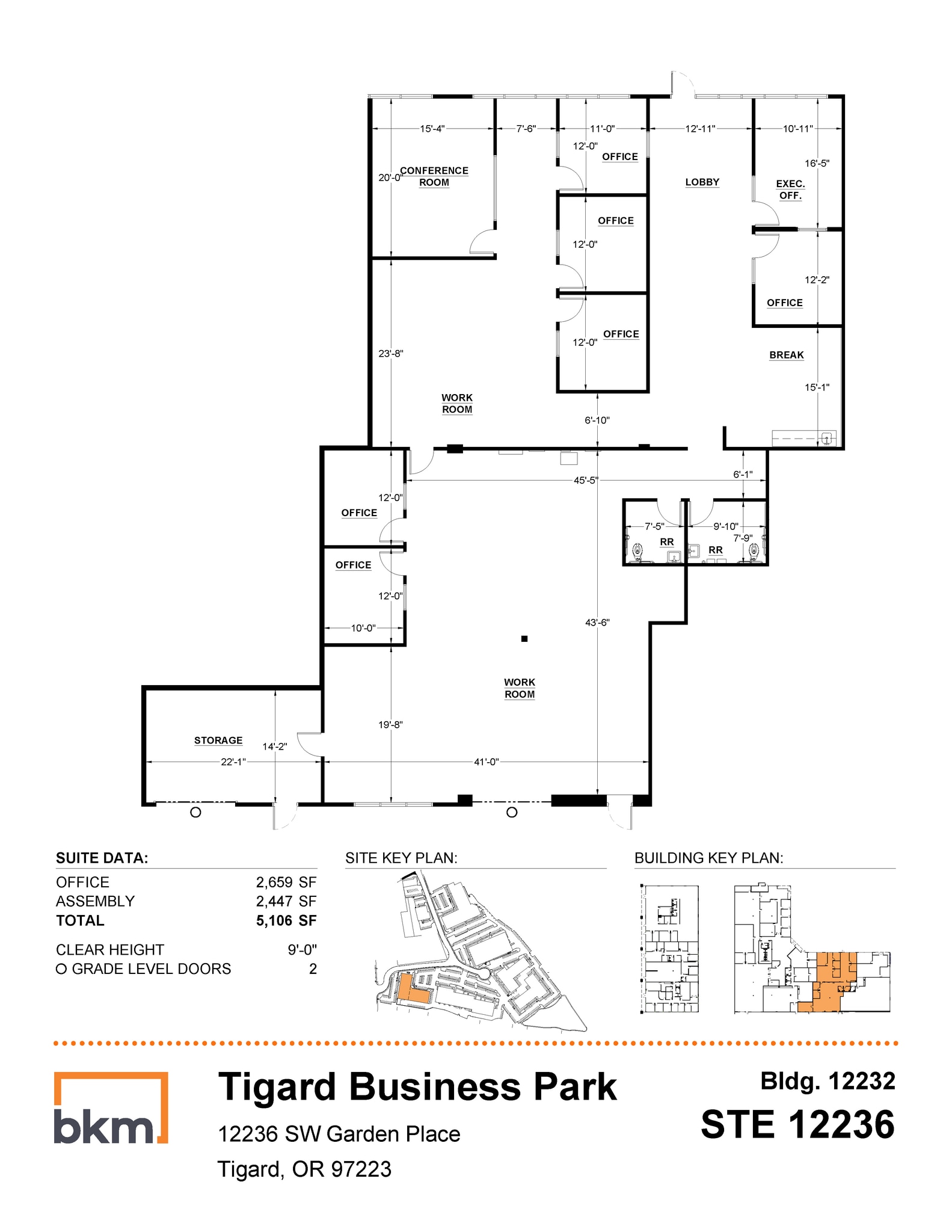 12150-12180 SW Garden Pl, Tigard, OR to rent Floor Plan- Image 1 of 2