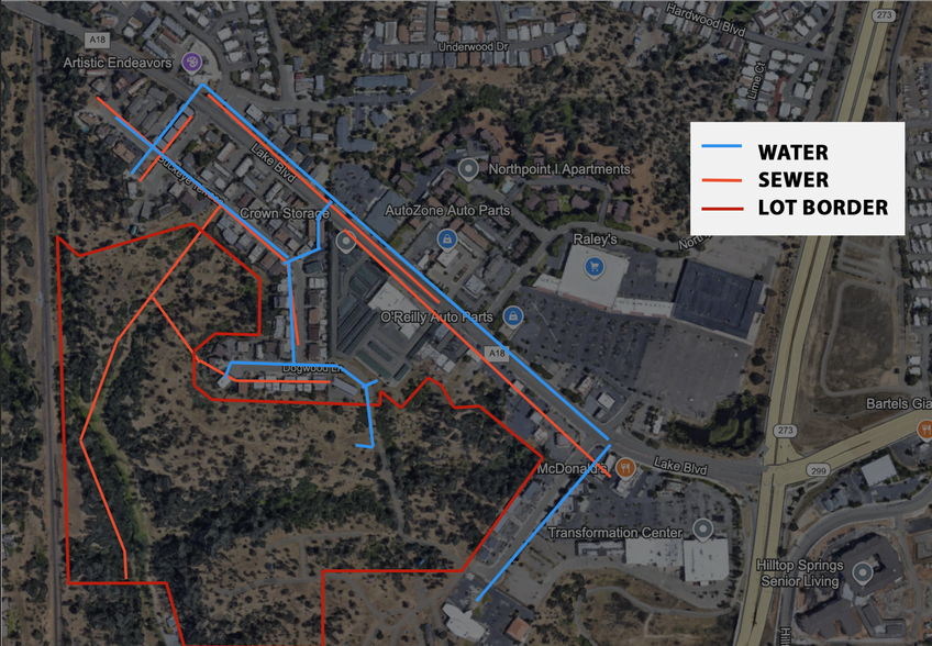 255 Lost Ln, Redding, CA for sale - Plat Map - Image 2 of 4