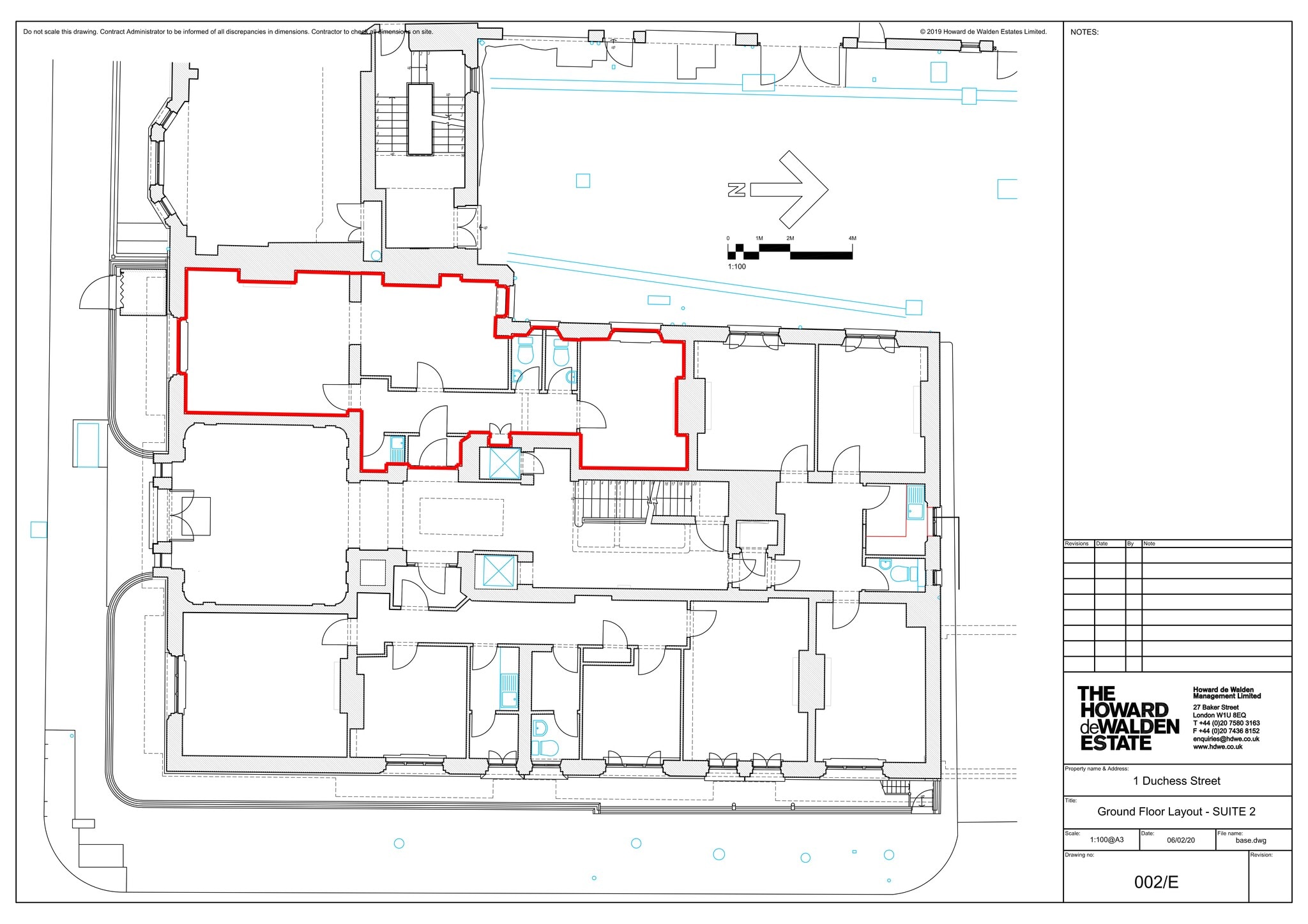 1 Duchess St, London to rent Site Plan- Image 1 of 8