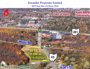 5205 State Rte 43, Kent, OH for sale Aerial- Image 1 of 1