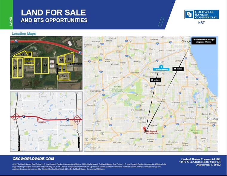 88th Ave & Springlake Dr, Mokena, IL for sale - Aerial - Image 3 of 3