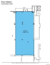 PENN STATION, New York, NY to rent Floor Plan- Image 1 of 2
