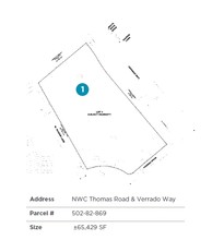 NW Thomas Rd & Verrado Way, Buckeye, AZ for sale Plat Map- Image 1 of 1