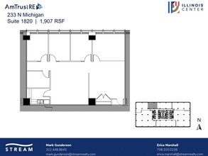 233 N Michigan Ave, Chicago, IL for rent Floor Plan- Image 1 of 1