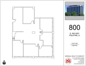 800 E Northwest Hwy, Palatine, IL to rent Floor Plan- Image 1 of 17