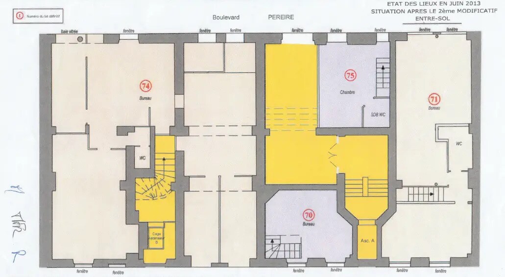 Paris, PAR 75017 - - - Floor Plan - Image 1 of 9