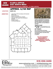 4445 N Mesa St, El Paso, TX for rent Floor Plan- Image 1 of 37