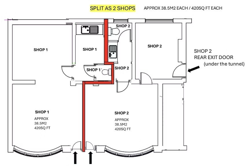 114-114A Bentley Rd, Doncaster to rent Floor Plan- Image 1 of 1