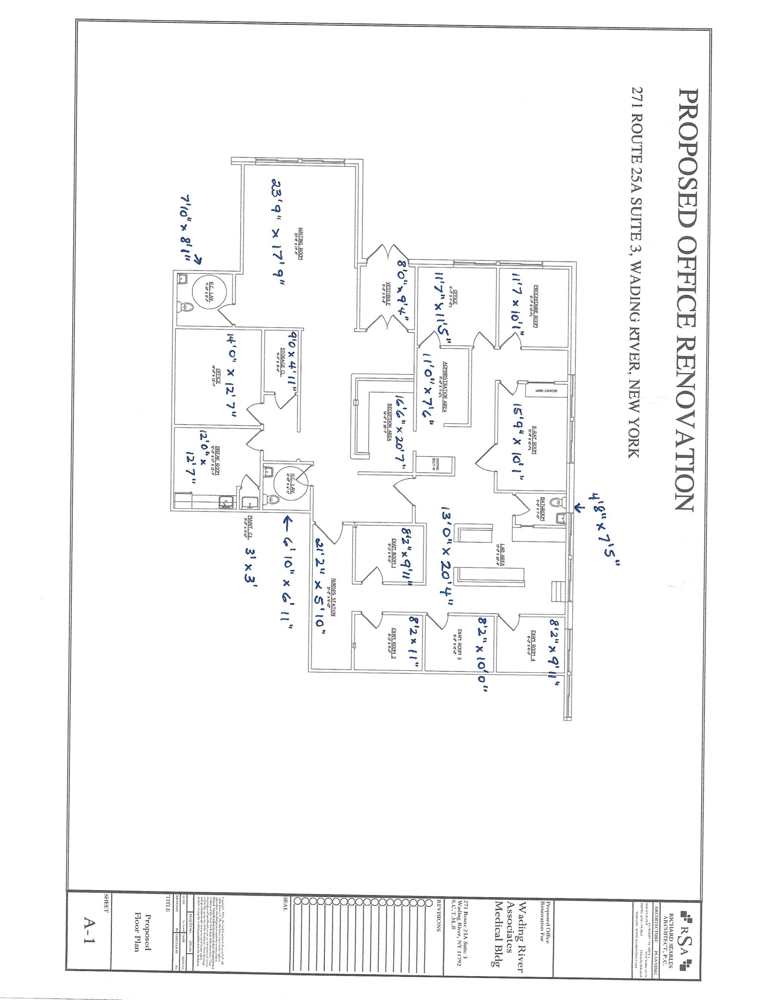 271 Route 25A, Wading River, NY to rent Site Plan- Image 1 of 1