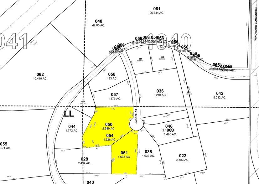 145 Nobel Ct, Alpharetta, GA for rent - Plat Map - Image 2 of 56