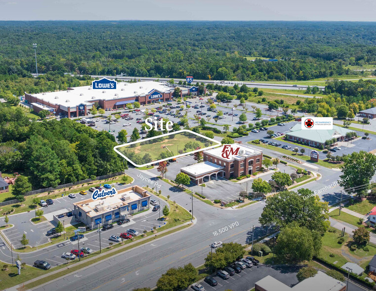 Dale Earnhardt Blvd At Jaycee Rd, Kannapolis, NC for sale - Aerial - Image 3 of 4