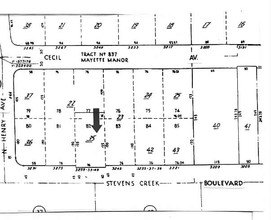 3253 Stevens Creek Blvd, San Jose, CA for sale Plat Map- Image 1 of 1