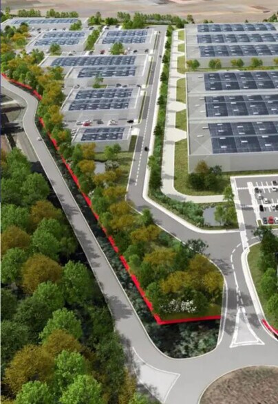 Office in Réau to rent - Aerial - Image 3 of 4