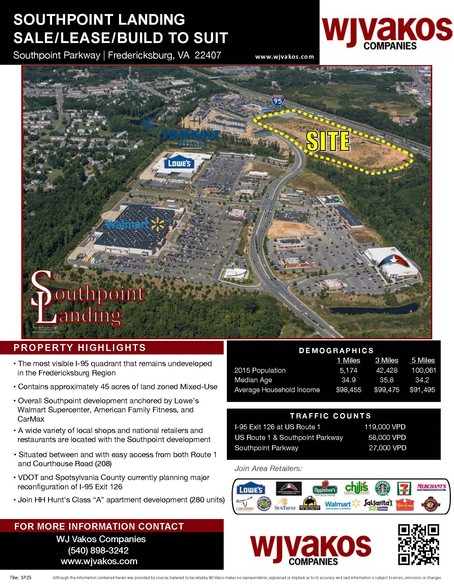 Southpoint Pky, Fredericksburg, VA for rent - Aerial - Image 2 of 4